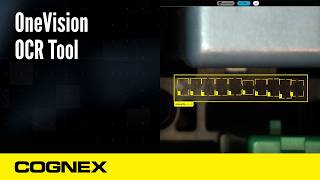 OneVision OCR Tool | Cognex Support