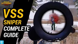 WAJIB TAHU!? VSS SNIPER DAN PANDUAN LENGKAP MENGGUNAKANNYA! | PUBG Mobile