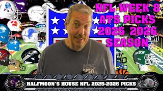 NFL Week 8 ATS Picks for the 2025-2026 Football Season