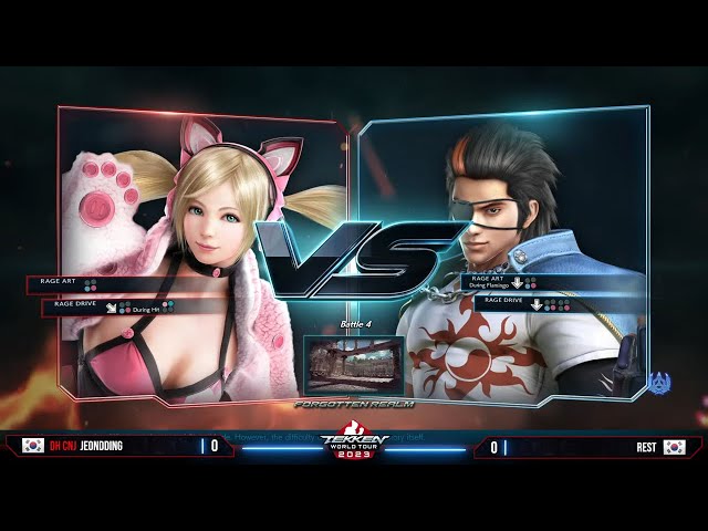 DH CNJ JeonDDing (Lucky Chloe) vs Rest (Hwoarang) - 2023 TWT Masters - BAM 13 2023: Loser's Round 1