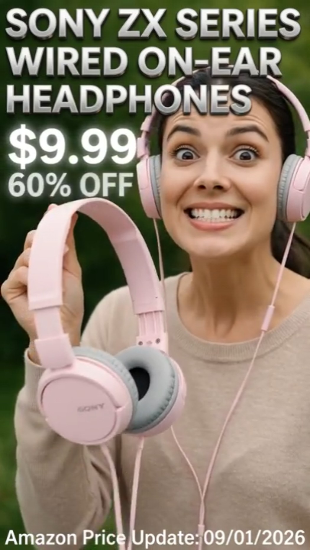 Amazon sale limited offer Deal : Sony ZX Series Wired On-Ear
