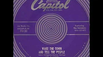 WAKE THE TOWN AND TELL THE PEOPLE, Les Baxter, Capital #3120 1955 WAKE THE TOWN AND TELL THE PEOPLE, Les Baxter, Capital #3120 1955
