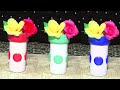 Diy Vase easy floral arrangement | Easy floral arrangement Vase Making