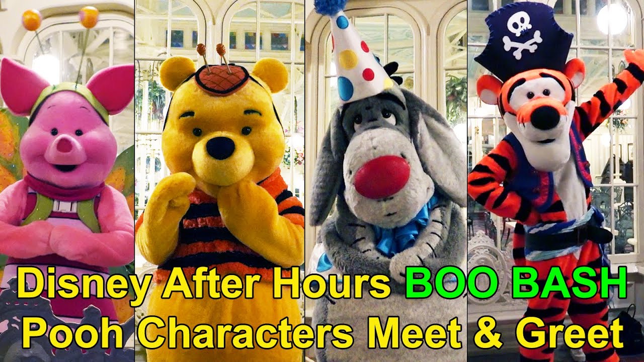 Holiday Winnie The Pooh Tigger Eeyore Piglet Greet At Disney Very Merriest After Hours 21 Youtube