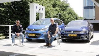 ANWB Dubbeltest Opel Ampera-e vs. Volkswagen e-Golf 2017