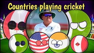 Countryballs playing cricket 🏏 | Pakistan vs Canada in Cricket Battle! 🏏 | Country Balls Clash