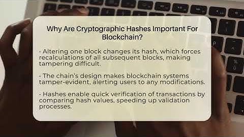 Why Are Cryptographic Hashes Important For Blockchain? - Talking Tech Trends