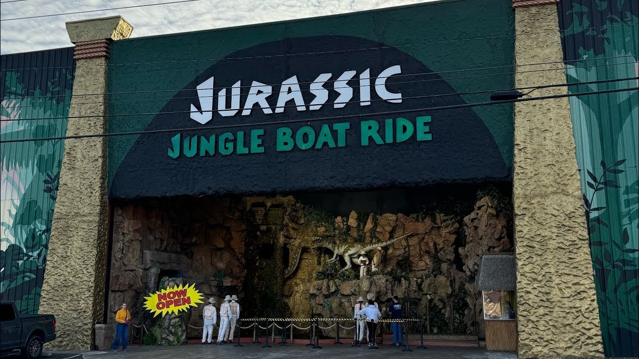 Jurassic Jungle Boat Ride Pigeon Forge Tennessee