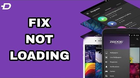 How To Fix And Solve Not Loading On Zedge App | Final Solution