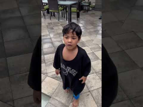 Mom and dad catch son throwing his TV in the pool #shorts