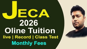 WB JECA 2026 ONLINE TUITION | MONTHLY FEES | CLASS TEST