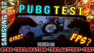 Samsung A12 Pubg Test Gyro Test, Heating Test, Battery Test , Fps? Samsung A12 Pubg Gameplay