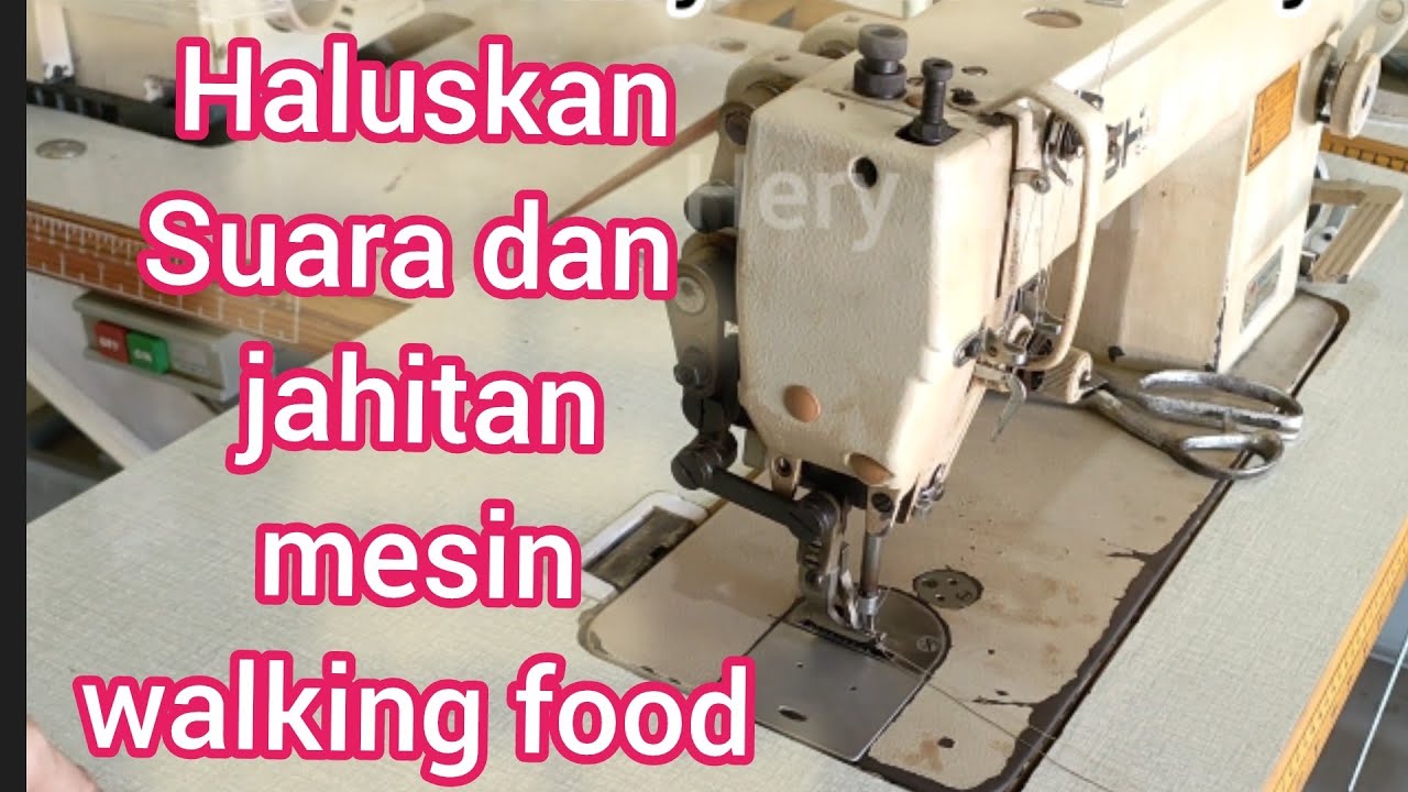 haluskan dan setel jahitan mesin jahit wolking food #walking_food