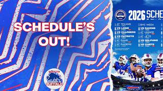 LIVE REACTION: Bills 2026 Schedule Release!