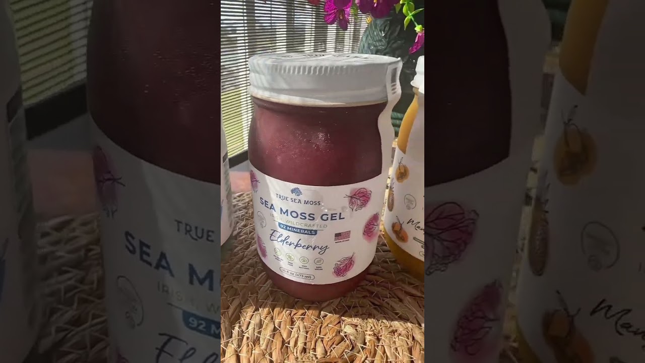 True Sea Moss Gel 4 pack variety pack of best selling flavors