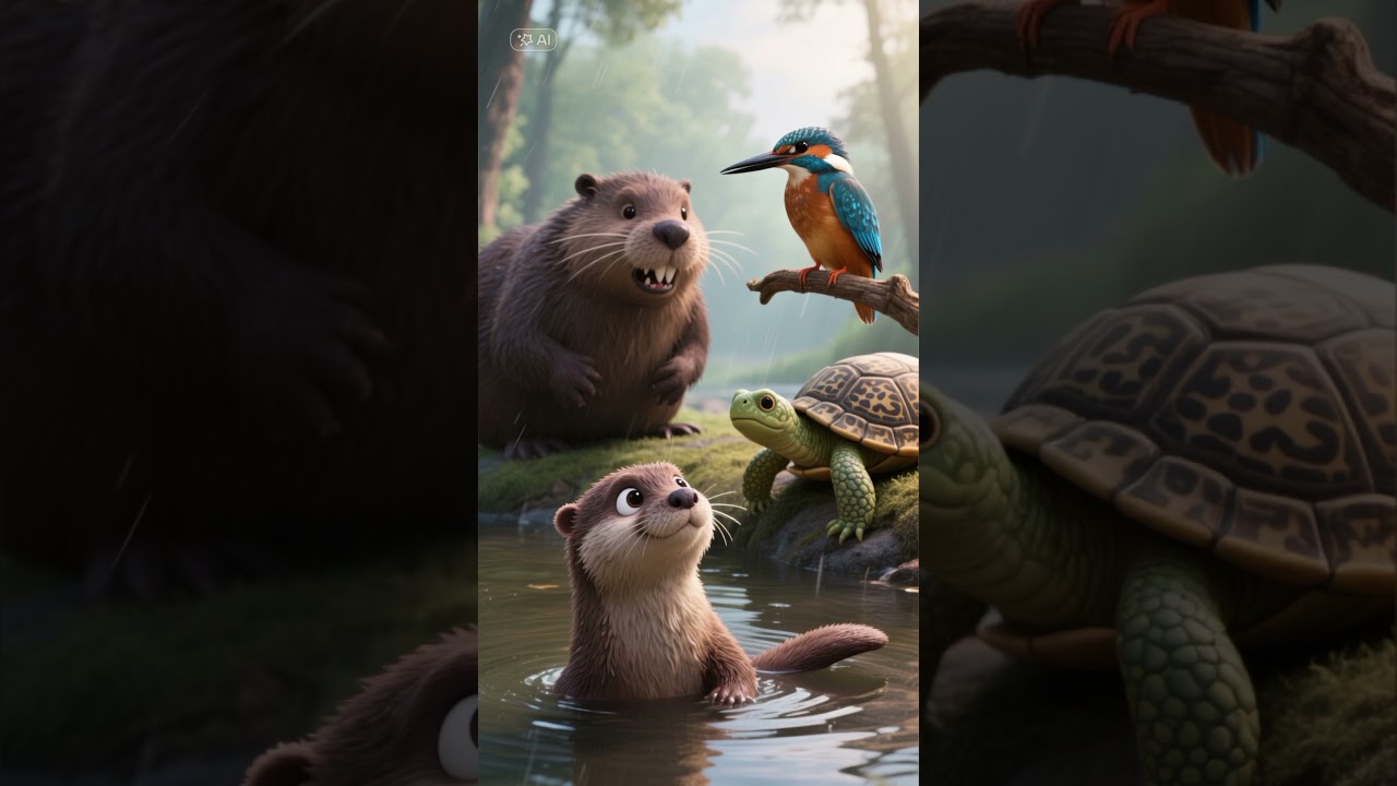 the otter find way to home 