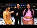 UFC 4 | Bruce Lee vs. Erika Lipps (PLUS SIZE) (EA Sports UFC 4)