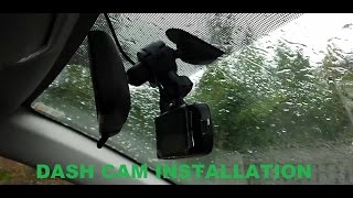Toyota corolla G1W dash cam installation