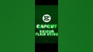 Random flash outro in Capcut|| #tutorial Capcut text tutorial #sameerediting #shorts #boton