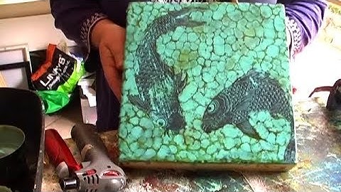 Encaustic  Dry Shellac Burn with Mo Godbeer