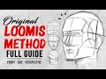 How to draw heads with Loomis Method (Tutorial) | DrawlikeaSir