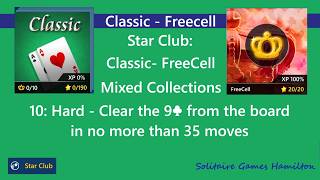 Star Club | Classic | FreeCell #10: Hard - Clear the 9♣ from the board in no more than 35 moves Net Worth