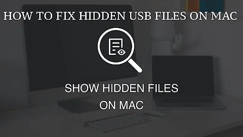 HOW TO FIX HIDDEN USB FILES ON [MAC]