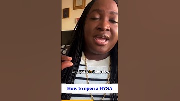 Open that HYSA! #hysa #highyieldsavings #savingmoney #savings #personalfinance