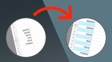 Como Inserir linhas em branco na planilha (sem programação)