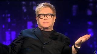 Piers Morgan with Elton John - funny