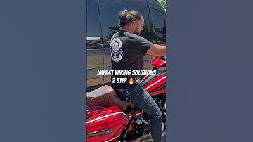 Two step on a 2024 Harley Davidson Road Glide. This impact wiring solutions ￼tuner is ￼🔥 #bassani