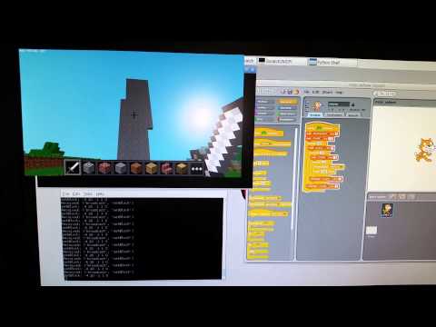 Basic Scratch to Minecraft Pi