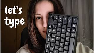 clicky tingles keyboard ASMR for sleep (no talking)