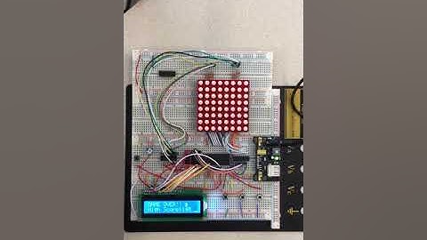 UCR EE/CS 120B Summer 2018 — Rohit Joshi — Galaxy Invaders Game on LED Matrix