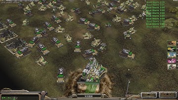 GLA Toxin - Command & Conquer Generals Zero Hour - 1 vs 7 HARD Gameplay