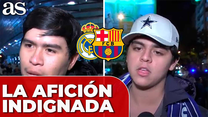 Los AFICIONADOS del REAL MADRID ENFADADOS e INDIGNADOS tras la DERROTA 0-4 contra el BARCELONA