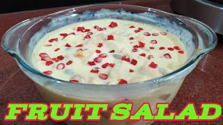 Fruit Salad! गर्मी मे यह आपको ठंडक देगी! How To Make Fruit Salad!Custard Fruit Salad!Milk Shake!