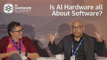 AI Hardware Summit 2022 Panel: Is AI Hardware all About Software?  | Dr. Sakyasingha Dasgupta