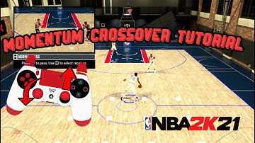 NBA 2K21 MOMENTUM CROSSOVER TUTORIAL! HOW TO DO THE MOMENTUM CROSSOVER FOR BEGINNERS!