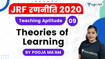 JRF Ranniti 2020 | Teaching Aptitude by Pooja Ma