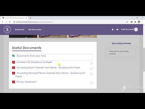 VLE How-To: How to access the Useful Documents section