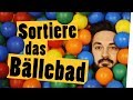 Bällebad-Challenge: Kann Meini 10.000 Bälle sortieren? || „Das schaffst du nie!“