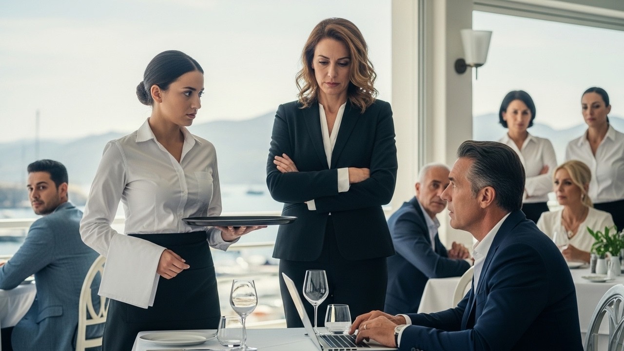 Σερβιτόρα:  Την ταπείνωναν όλοι - μέχρι που άκουσε το μυστικό τους στο τραπέζι 5.
