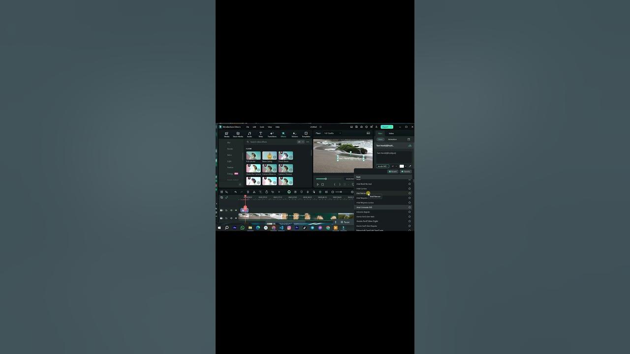 how to add text in Filmora 13 - YouTube