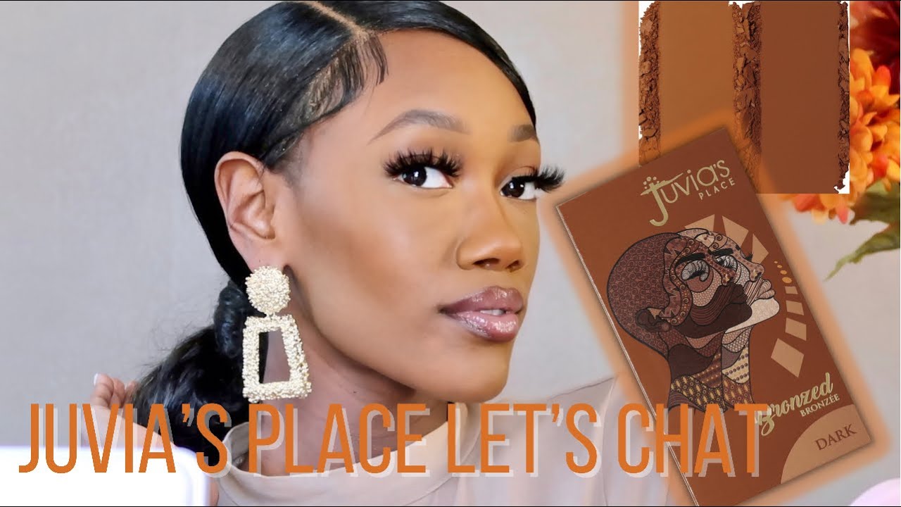 Bronzers for dark skin Juvia's Place Bronzed Duo Swatches & Tutorial