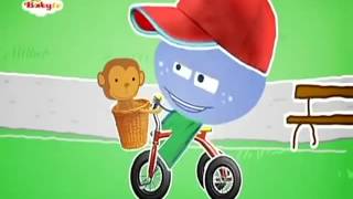 BabyTV Stick with Mick Mick rides his bicycle english