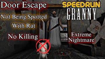 Granny V1.8 Extreme & Nightmare Door Escape without killing