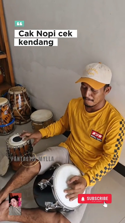 Cak Nopi cek suara kendang dulu #dangdut #adella #dangdutkoplo