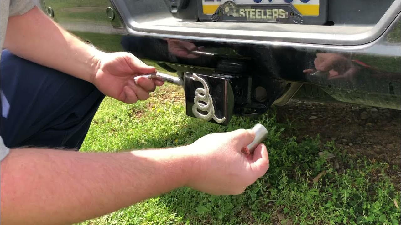 Stuck/seized Tow Hitch Lock Removal YouTube