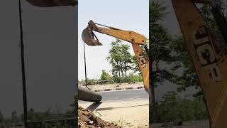 water pipeline JCB work @પાણીની પાઇપલાઇન JCB કામ #shortvideo